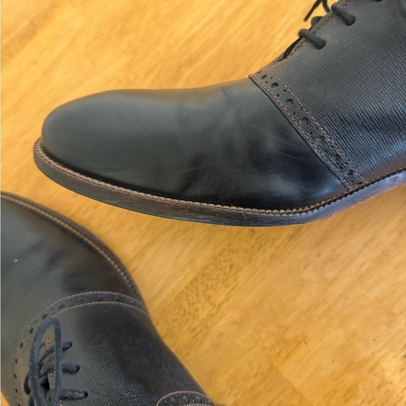 Cole Haan Williams Casual Saddle Men\'s Size 8.5 Black Lace up Oxfords C14389 main image 8